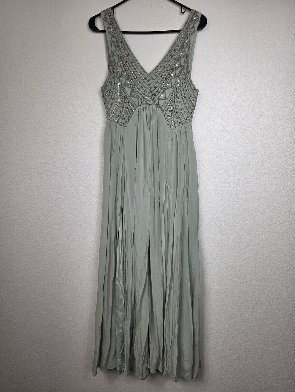Free People $300 Embellished Maxi Dress Size 0